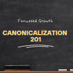 blackboard with text canonicalization on it