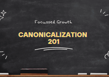 blackboard with text canonicalization on it