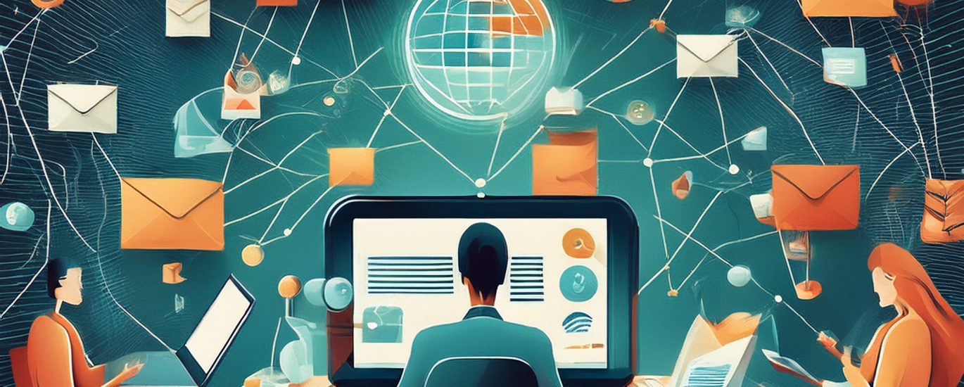 sureal image of email segmentation in a digital merketers life