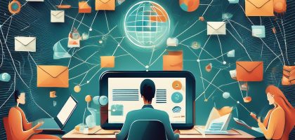 sureal image of email segmentation in a digital merketers life