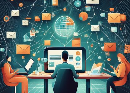 sureal image of email segmentation in a digital merketers life